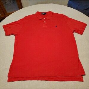 Polo by Ralph Lauren Men's Short Sleeve Red Shirt